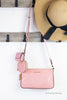 Michael Kors Embossed Leather Tech Crossbody Bag