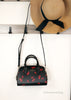 Kate Spade Madison Small Lip Toss Printed Leather Duffle