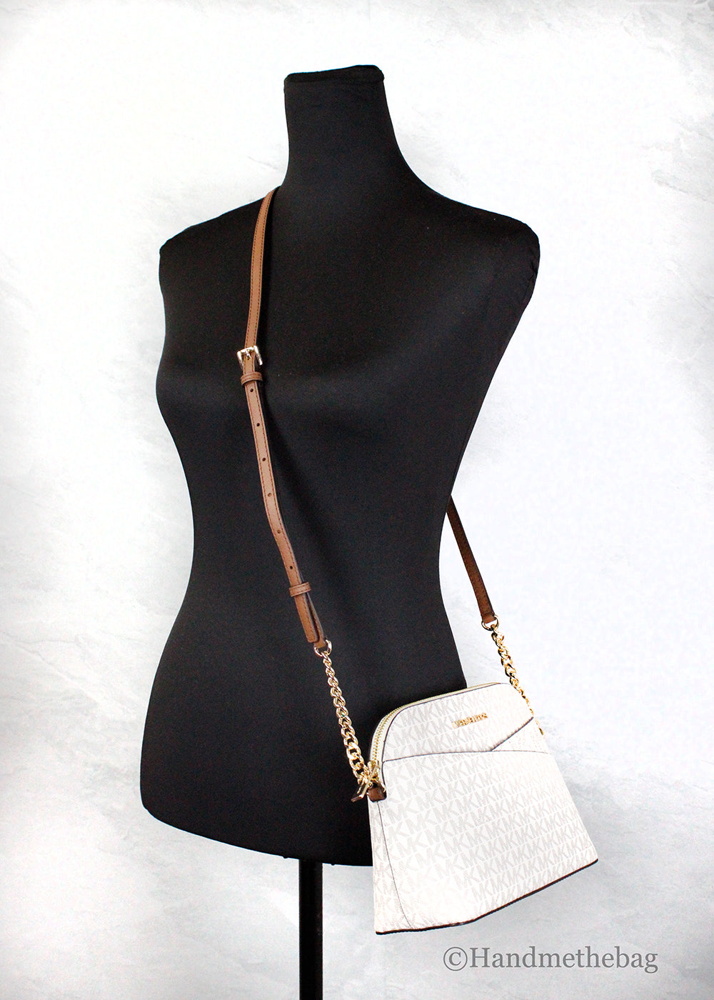 Michael Kors Jet Set Medium X Dome PVC Crossbody Bag