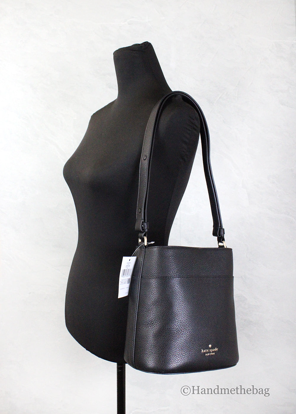 Kate outlets spade small bucket bag Black