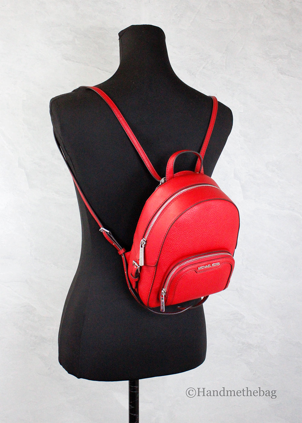 Mk backpack red best sale