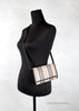 Burberry Hannah Icon Stripe Archive Black Wallet Crossbody Bag