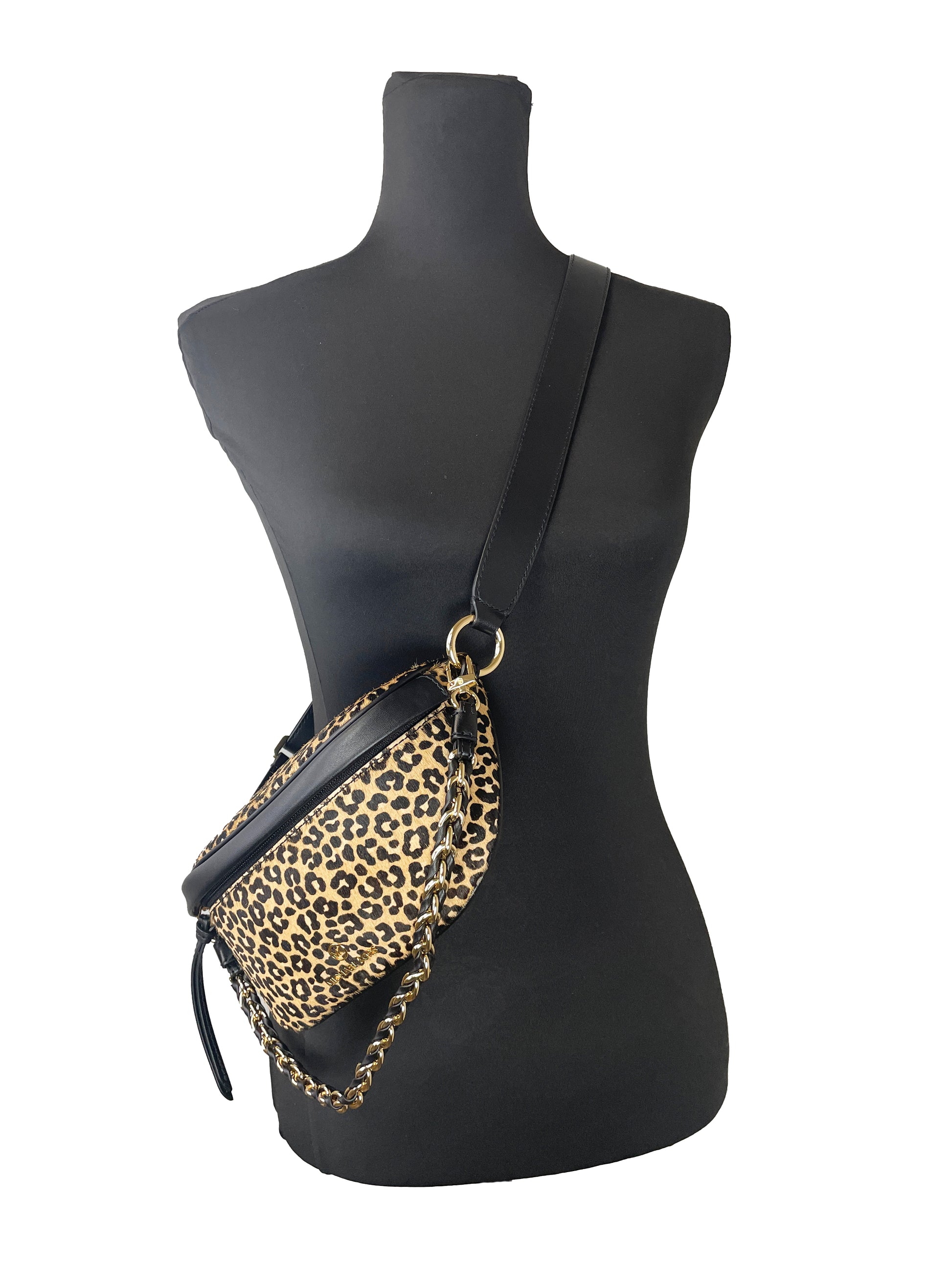 Michael Kors Slater Leopard Fanny Pack Bag