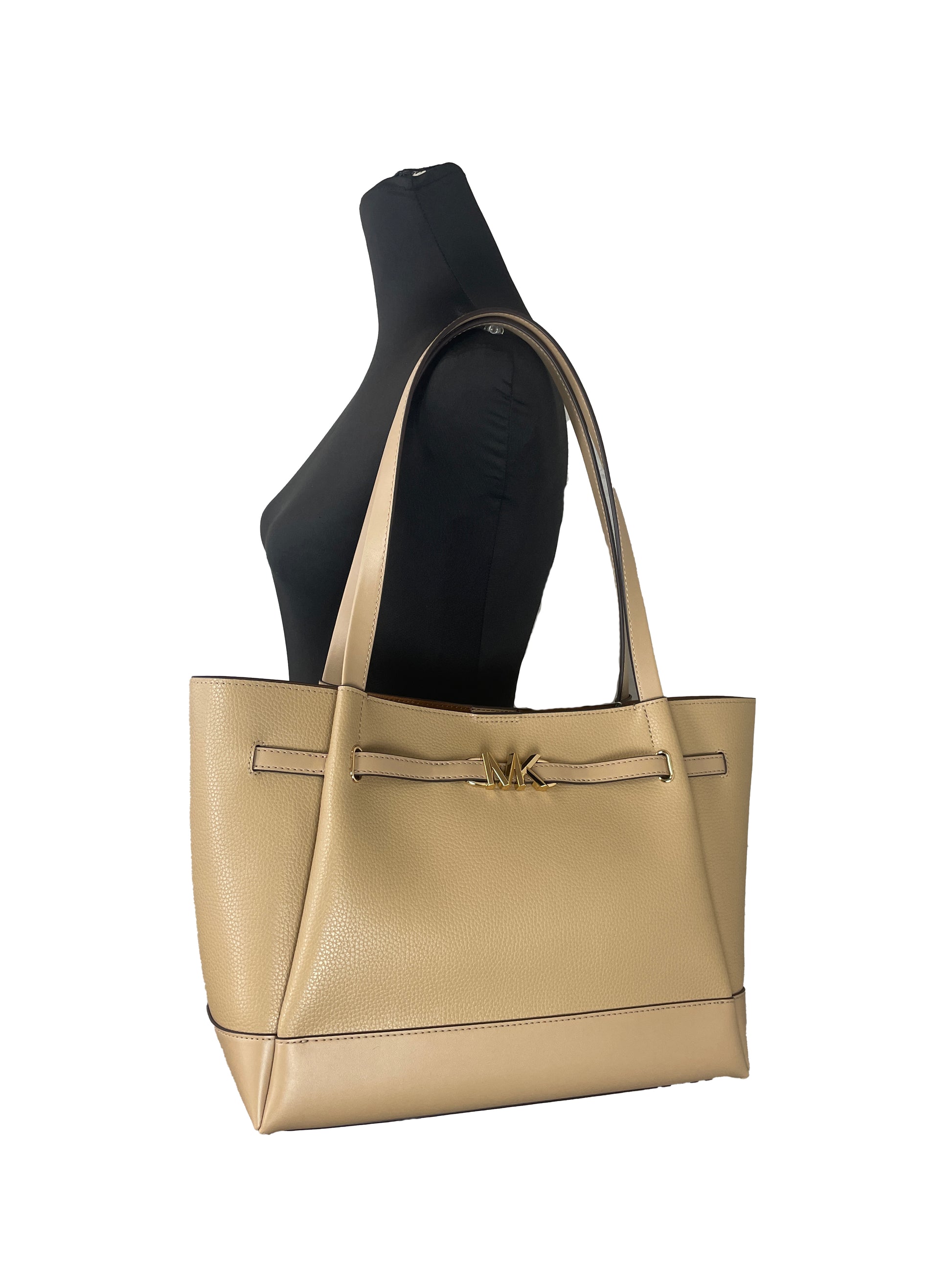 Michael Kors Reed Large Camel Leather Tote