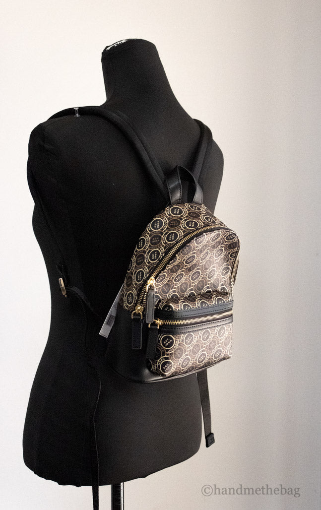 marc jacobs signet mini backpack on mannequin