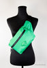 Versace Small Bright Green Nylon Matte Medusa Belt Bag