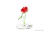 swarovski 5230478 beauty and the beast enchanted rose crystal figurine on white background