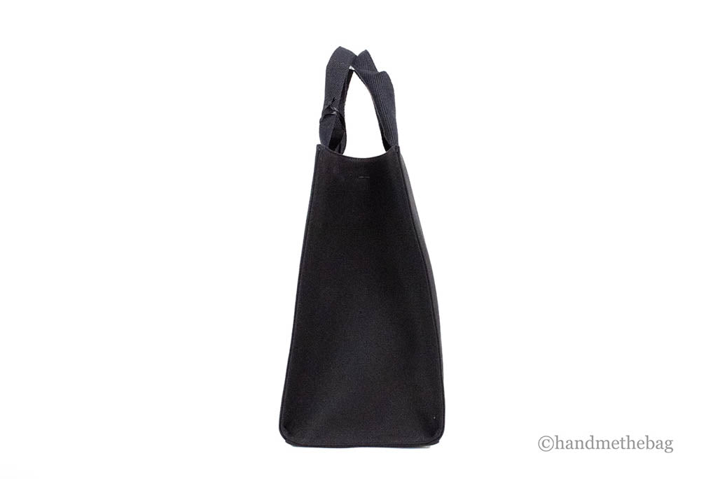 fendace canvas tote side on white background