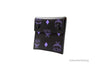 MCM Color Splash Large Dahlia Purple Visetos Logo Leather Clutch Pouch Handbag
