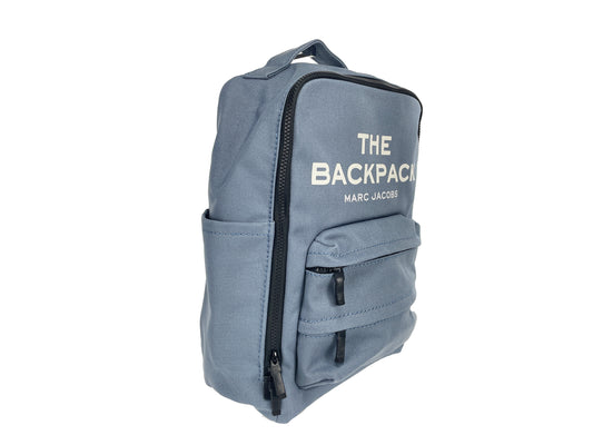 Marc Jacobs Blue Shadow Canvas The Backpack Bag