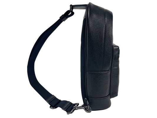 Coach (2540) West Black Leather Sling Pack Bag