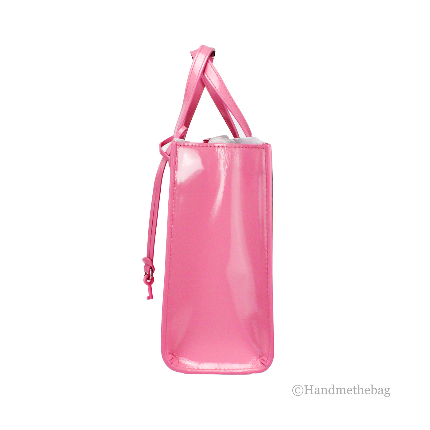 Marc Jacobs Mini Grind Candy Pink Leather Crossbody Tote