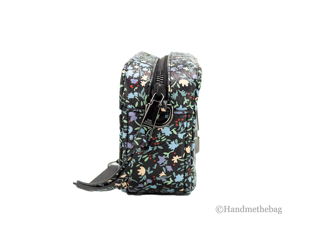 marc jacobs the mini floral snapshot side on white background