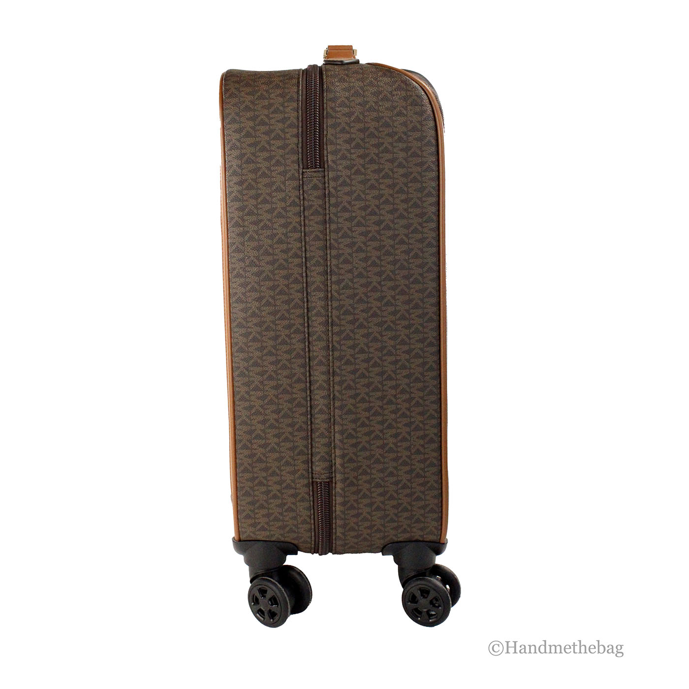 Michael Kors Travel Small Brown Trolley Rolling Suitcase