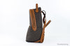 Michael Kors Valerie Medium Brown Acorn Signature PVC Backpack Bag Bookbag