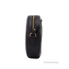 Versace Round Disco Black Leather Camera Case Crossbody Bag