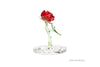 swarovski 5230478 beauty and the beast enchanted rose crystal figurine on white background