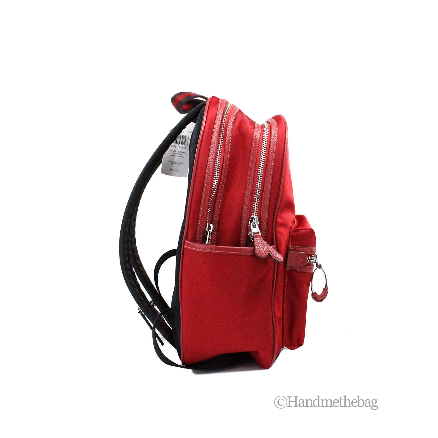 Coach Ellis Medium Nylon 1941 Red Shoulder Backpack