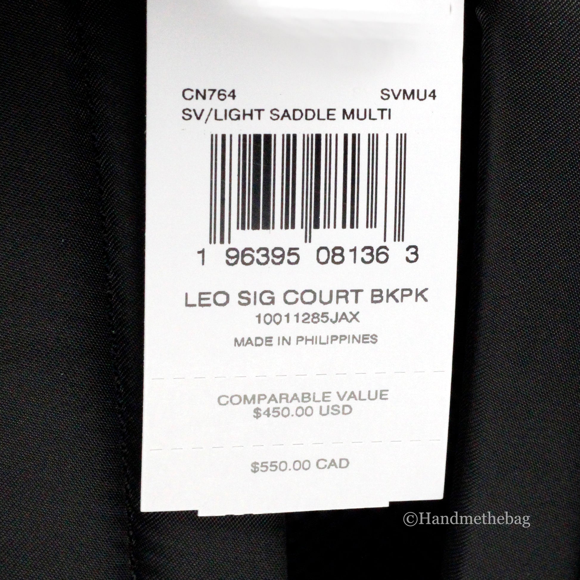 Coach Court Leopard Print Medium Leather Backpack