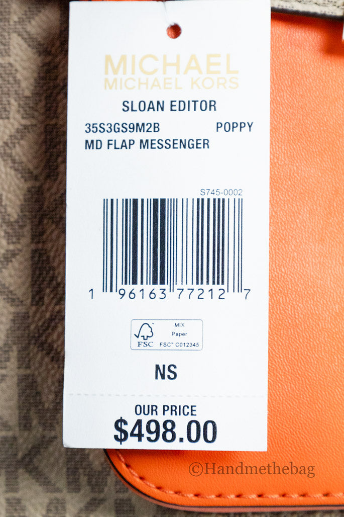 Sloan Editor Medium Leather Shoulder Bag - Poppy – leskinc