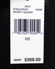 michael kors kent hemp nylon slingpack tag on white background