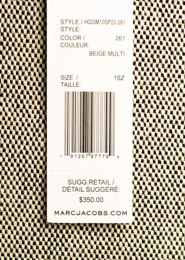 Marc Jacobs Signet Medium Canvas Shoulder Tote Bag