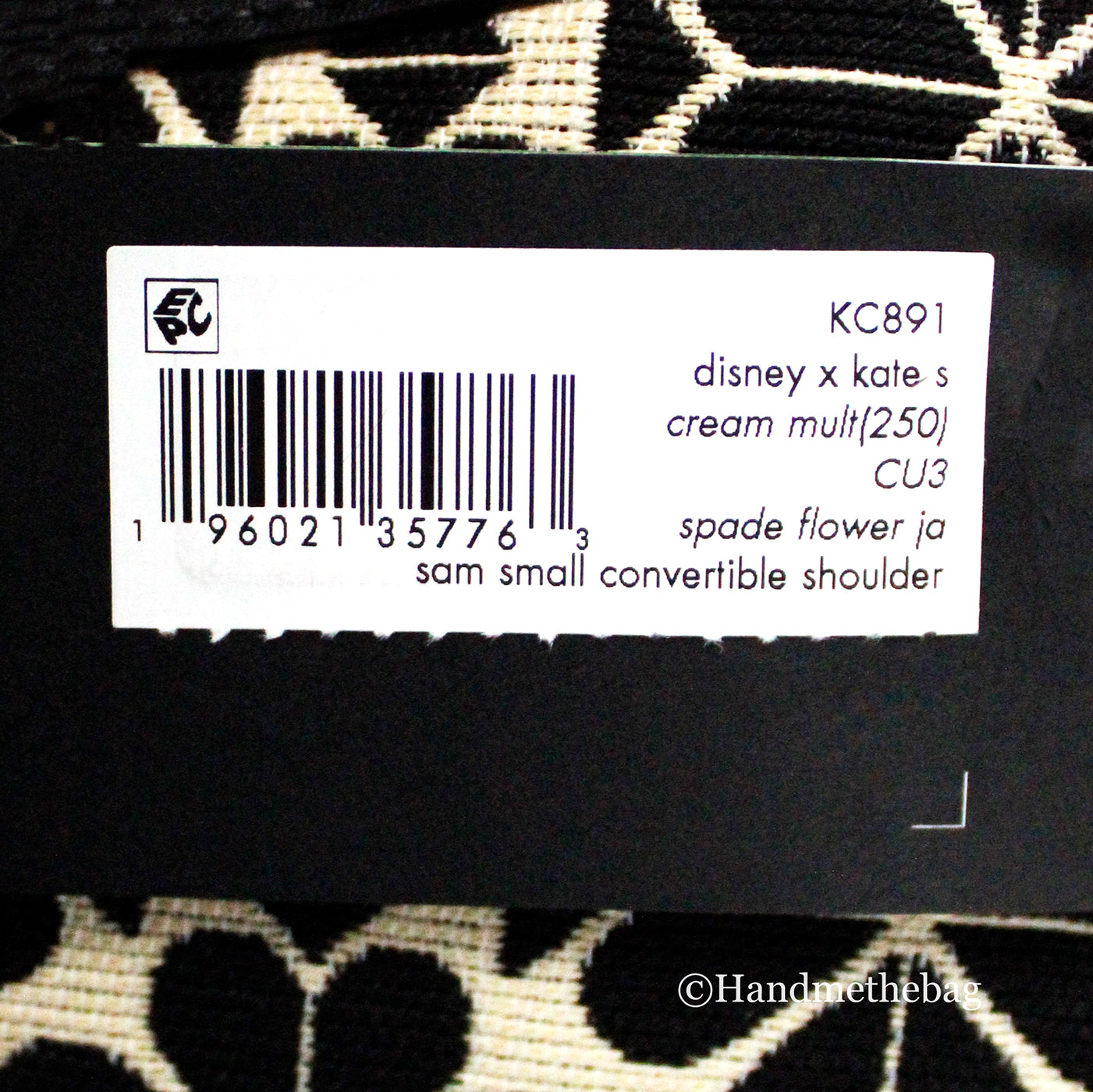 Kate Spade X Disney 100 Sam Spade Flower Shoulder Bag