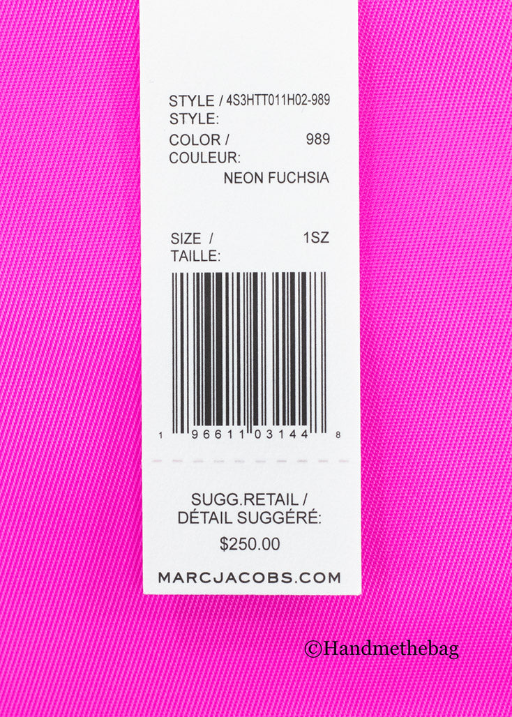 Marc Jacobs Small Nylon Tote Convertible Bag