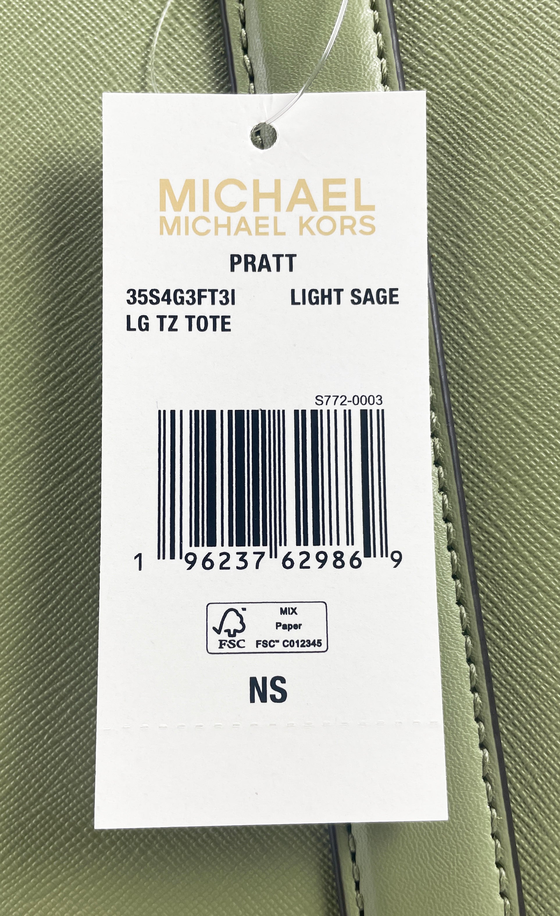 Michael Kors Large Pratt Shoulder Zip Tote Bag