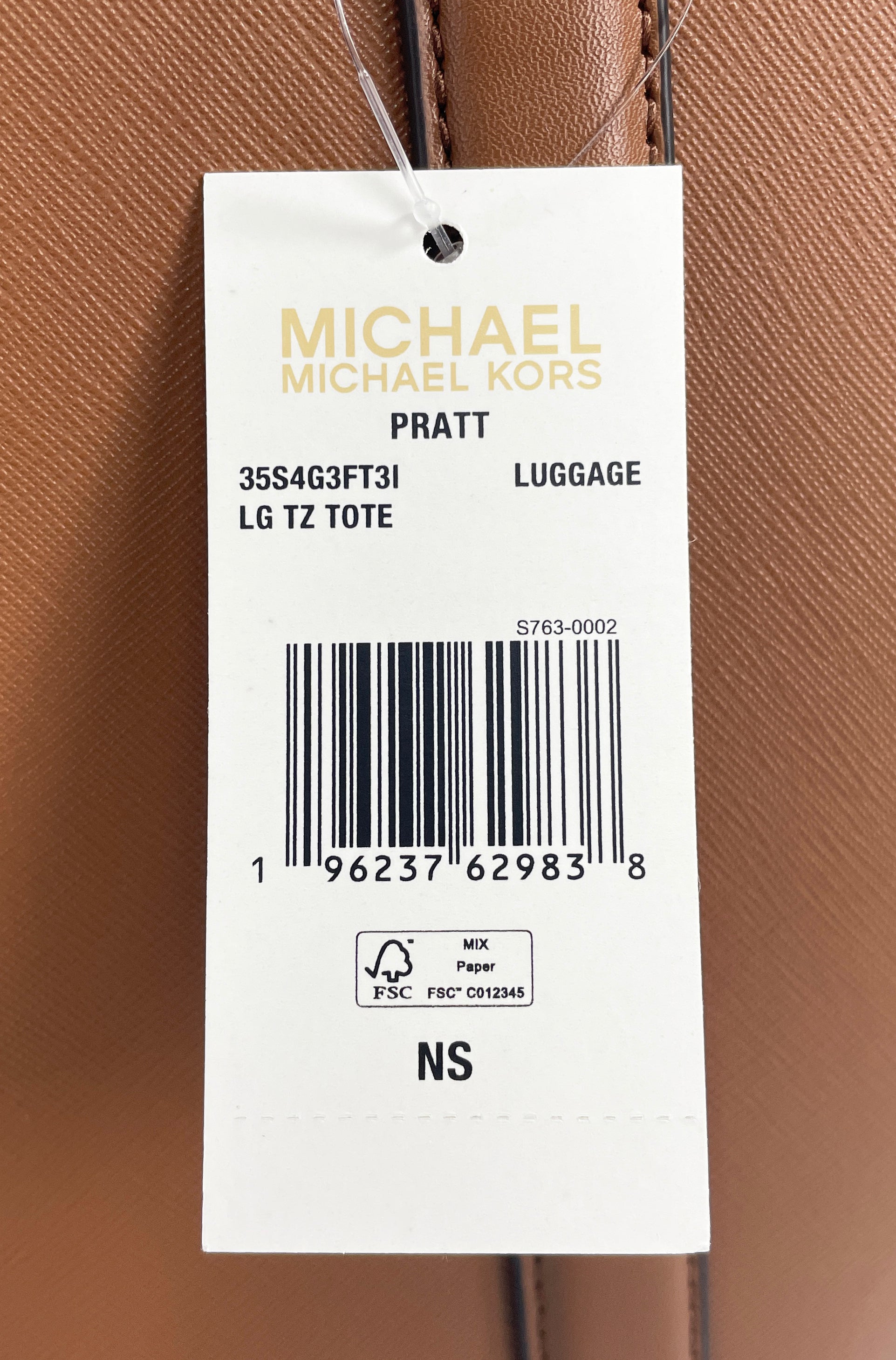 Michael Kors Large Pratt Luggage Shoulder Zip Tote Bag