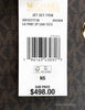 michael kors jet set brown front zip tote tag on white background