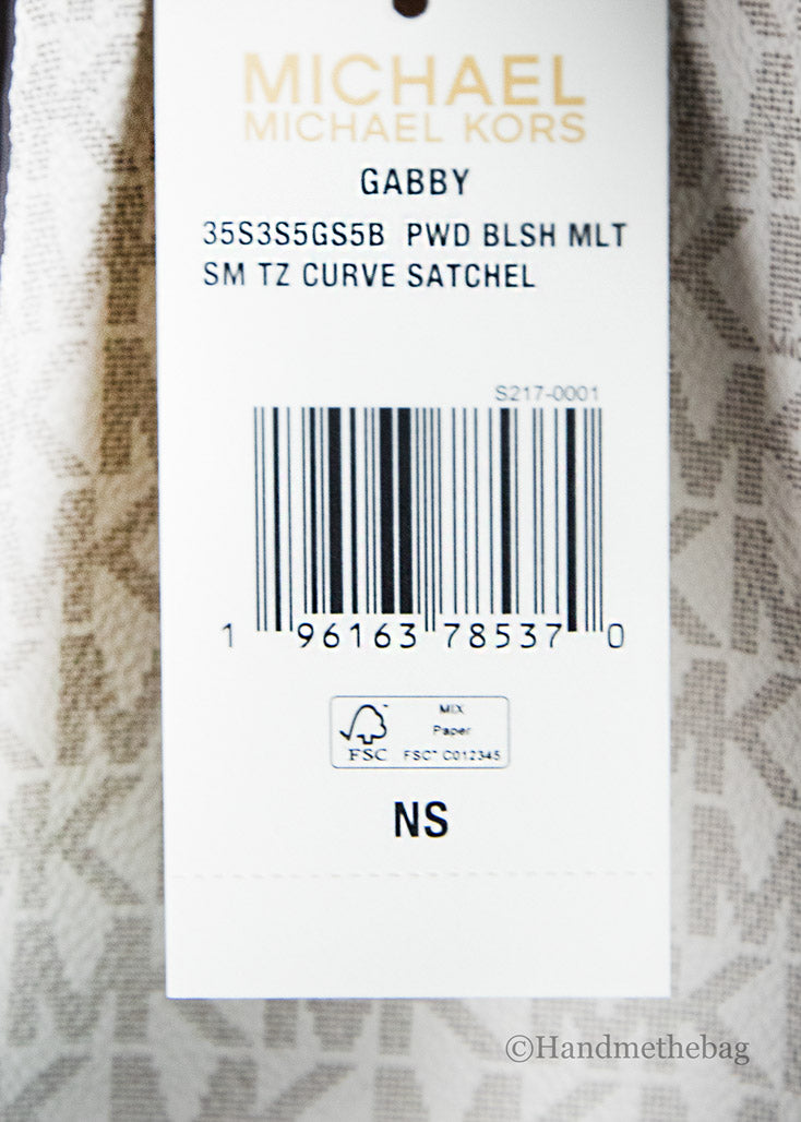 Michael Kors Gabby Small Satchel Crossbody Bag