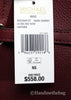 Michael Kors Reed Large Dark Cherry Leather Belted Tote
