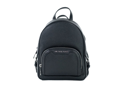 Michael Kors Jaycee Mini XS Black PVC Pocket Backpack