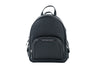 Michael Kors Jaycee Mini XS Black Signature PVC Zip Pocket Shoulder Backpack Bag