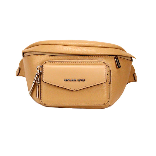 Michael Kors Maisie Camel Leather 2-n-1 Waistpack Belt Bag