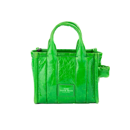 Marc Jacobs The Shiny Crinkle Micro Tote Crossbody Bag