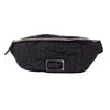 Marc Jacobs Medium Black Quilted Nylon Sling Belt Bag