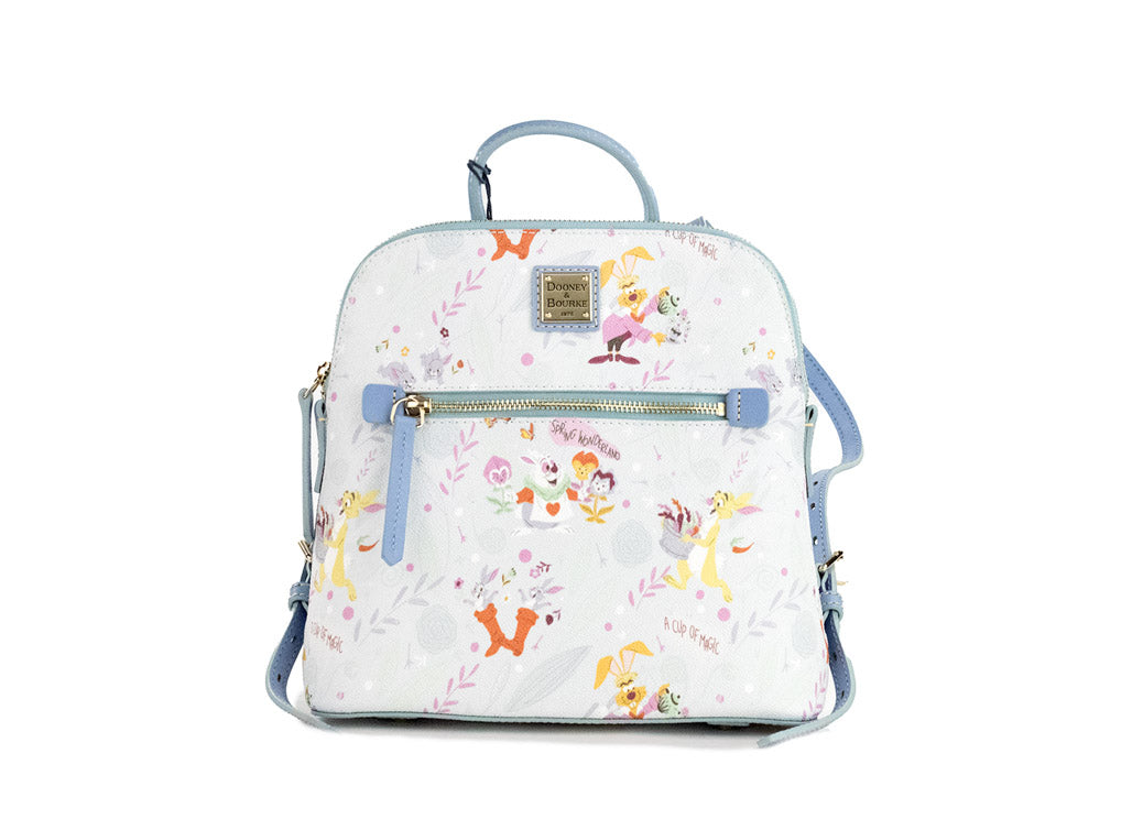 Dooney & Bourke Disney Reigning Rabbits Small Coated Cotton Top Handle Backpack