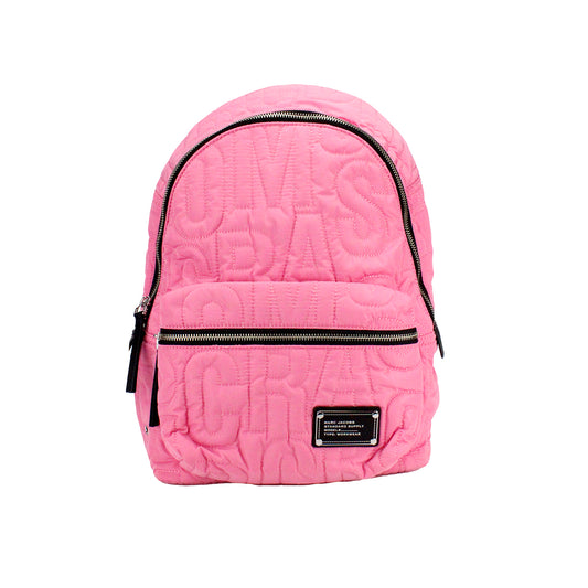 Marc Jacobs Medium Candy Pink Monogram Quilted Puffy Backpack