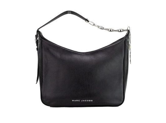 marc jacobs tempo large black convertible bag on white background