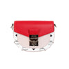 MCM Patricia Mini Firefly Red Visetos Leather Belt Bag