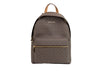 michael kors sally brown backpack on white background
