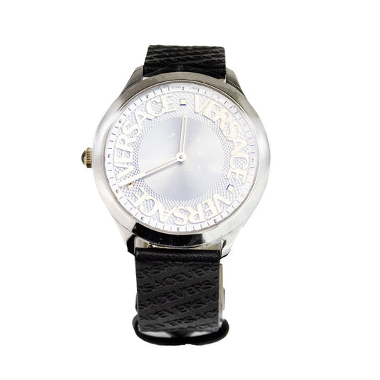 versace VE2O00122 halo dial watch on white background