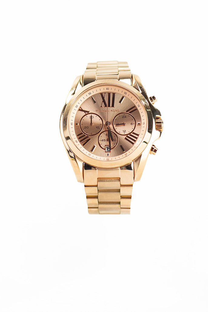 Michael Kors (MK5503) Bradshaw Rose Gold Toned Stainless Steel Wrist Watch