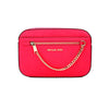 Michael Kors Jet Set EW Pink Zip Chain Crossbody