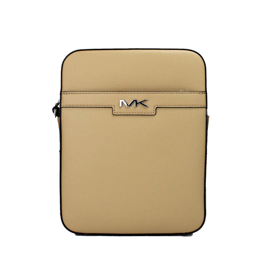 Michael Kors Kent Medium Hemp Nylon Pebbled Leather Slingpack Backpack Bag