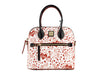 Dooney & Bourke Disney Donald and Daisy Red White Heart Print Satchel Handbag