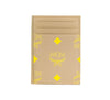 mcm color splash croissant card case on white background
