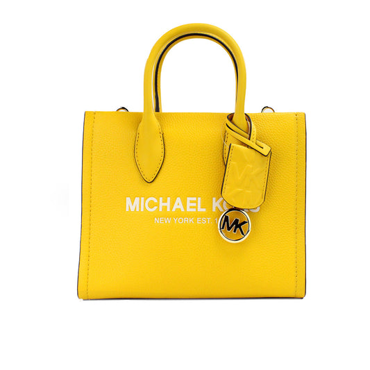 Michael Kors Mirella Small Shopper Top Zip Crossbody Bag Powder